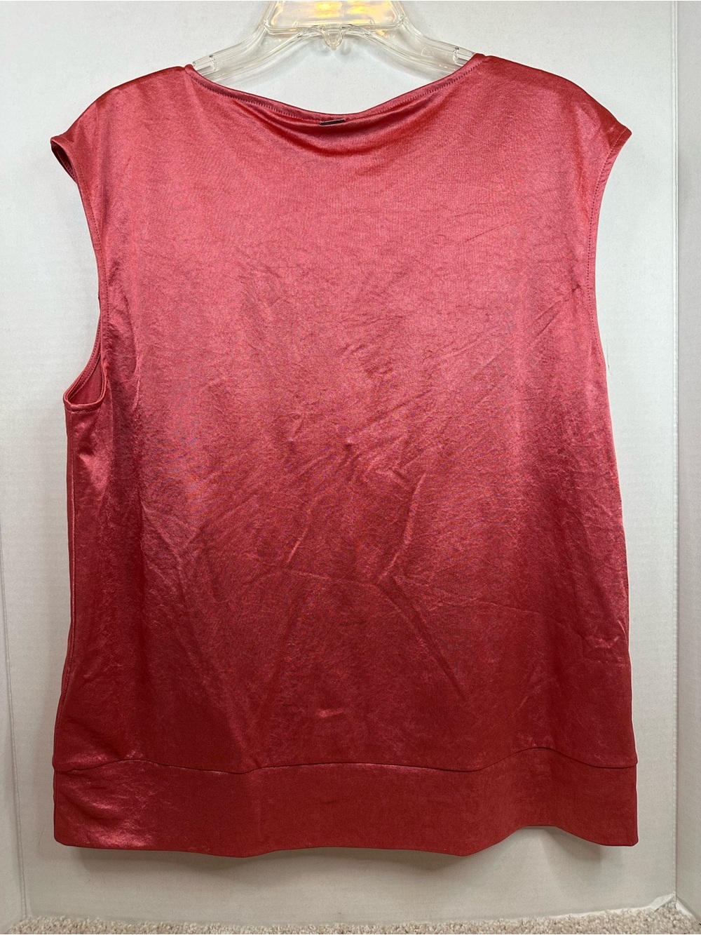 DKNY Dusty Rose Sleeveless Wrap-Style Tank - Picture 6 of 7